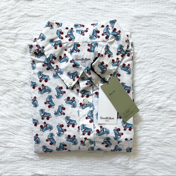 Goodiellow & Co Button Down Polo Mens Size XL - Picture 1 of 7